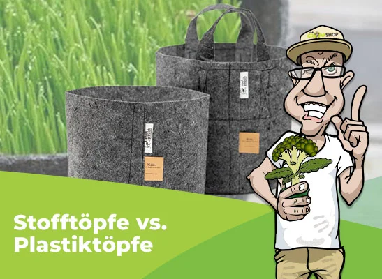 Stofftöpfe von Root Pouch als Alternative zu herkömmlichen Plastiktöpfen - Stofftöpfe von Root Pouch als Alternative zu Plastiktöpfen