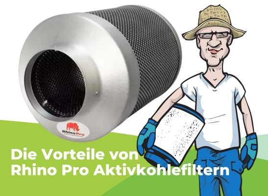 Fünf Vorteile der Rhino Pro Aktivkohlefilter - Fünf Vorteile der Rhino Pro Aktivkohlefilter | Growshop