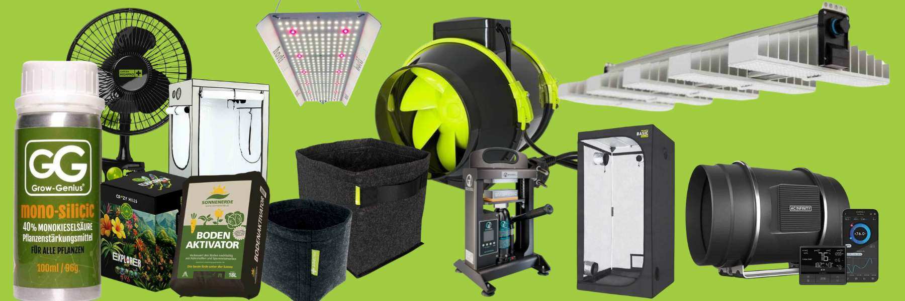Dirks Growshop komplettes Grow Set