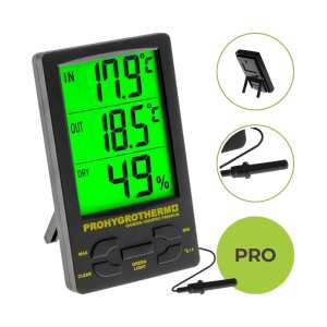 HYGROTHERMO PRO | Thermometer-Hygrometer | 2 Messpunkte |...