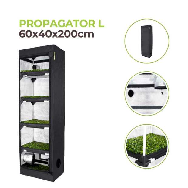 PROPAGATOR L | 60x40x200 cm | Anzuchtbox | Garden Highpro