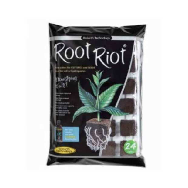 Anzuchtwürfel Root Riot im Tray | 24 Stück | Growth Technology