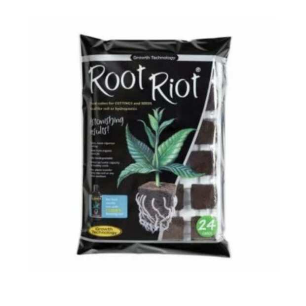 Anzuchtwürfel Root Riot im Tray | 24 Stück | Growth Technology