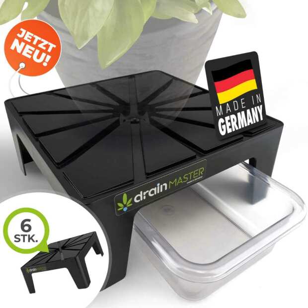 DrainMaster 6er Set | Blumentopf Untersetzer