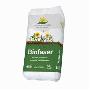 Bio Faser 50L Sonnenerde | Mulch | Karton