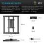 AC Infinity IONFRAME EVO4 | Samsung LM301H EVO LED Grow Light | 300W | bis 100 x 100 cm