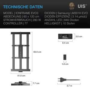 AC Infinity IONFRAME EVO3 | Samsung LM301H EVO LED Grow...