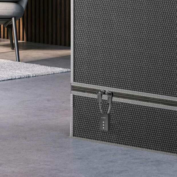 AC Infinity Kombinationsschloss | flexible Stahlkabelschlaufe | 2er-Pack