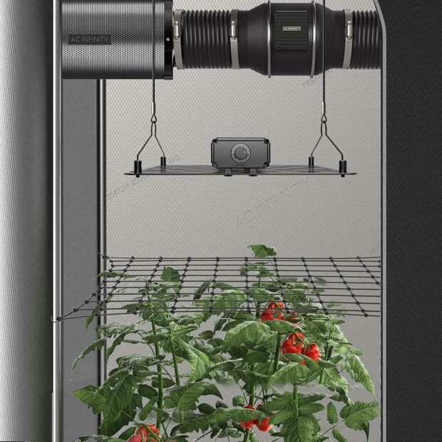 AC Infinity Grow Zelt Gitternetz | flexible elastische Schnüre | 120 x 120 cm