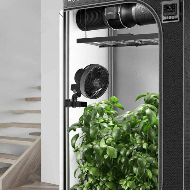 AC Infinity CLOUDRAY A6 | Grow-Zelt-Clip-Ventilator 150 mm | EC-Motor | manuell schwenkbar