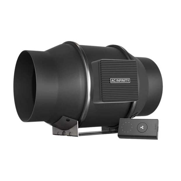 AC Infinity CLOUDLINE S6 | leises Inline-Lüftersystem mit Drehzahlregler | Ø 150 mm | 683 m³/h