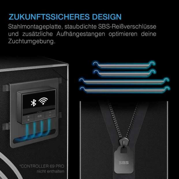 AC Infinity CLOUDLAB 722 | Advance Grow Zelt 60x60x180 cm