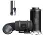 AC Infinity Luftfilter-Set PRO Ø 200 mm | Inline-Ventilator mit Smart Controller und Aktivkohlefilter | 1371 m³/h