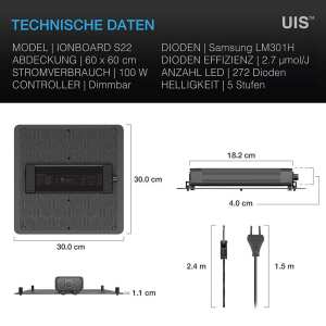AC Infinity IONBOARD S22 | Vollspektrum LED Grow Light...