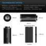 AC Infinity Aktivkohlefilter mit australischer Aktivkohle | 200 mm