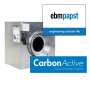 CarbonActive EC EBM Power Box | 280 m³/h | 125 mm | 450 Pa