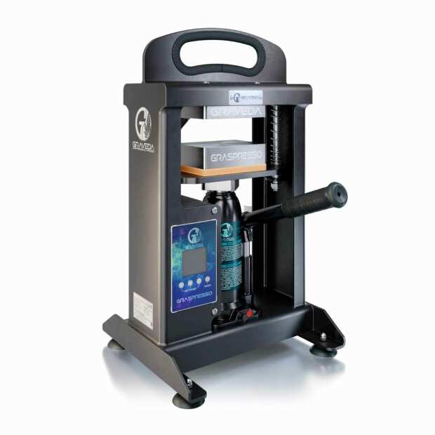 Graveda Graspresso Rosin Presse | hydraulisch | Platten 10x7,5cm | 3 Tonnen