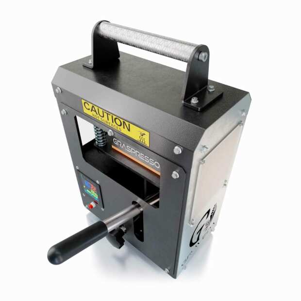 Graveda Graspresso Rosin Presse | hydraulisch | Platten 12x6cm | 5 Tonnen