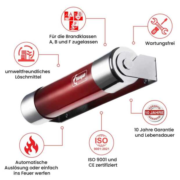 Automatische Löschampulle | BONPET Feuerlöscher