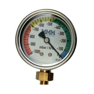 MMM TX6 Ersatzmanometer | von oben ablesbar (0–600...