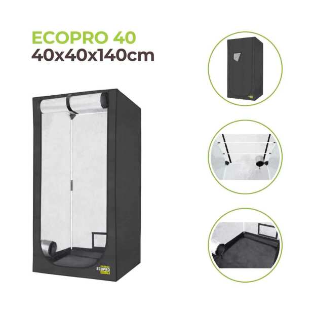 Growbox 40x40x140 cm | PROBOX ECOPRO 40 | Garden Highpro