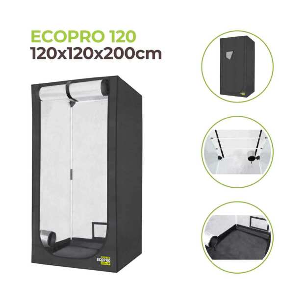 Growbox 120x120x200 cm | PROBOX ECOPRO 120 | Garden Highpro