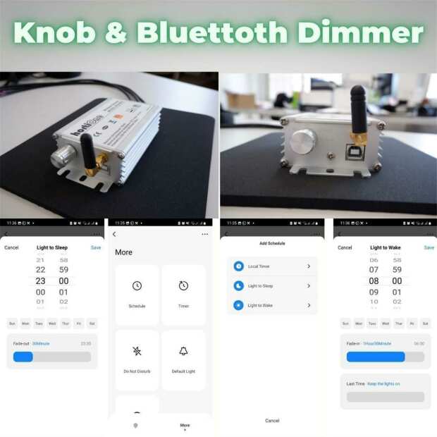 hortiOne | Multifunktions-Dimmer | Bluetooth und Drehknopf