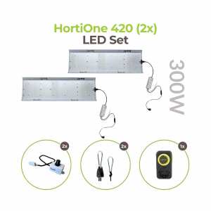 HortiOne LED 420 V3 Set (2x) | 300 Watt