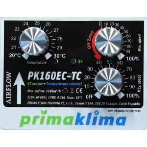 Prima Klima PK160EC-TC | 1180m³/h | Ø160mm |...