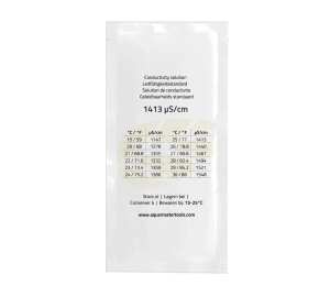 Eichflüssigkeit EC 1413µS 20ml Beutel