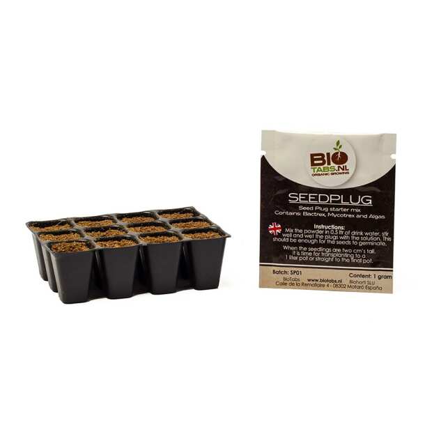 BioTabs | Seedplugs | Anzuchtwürfel für Samen | 12 Stück
