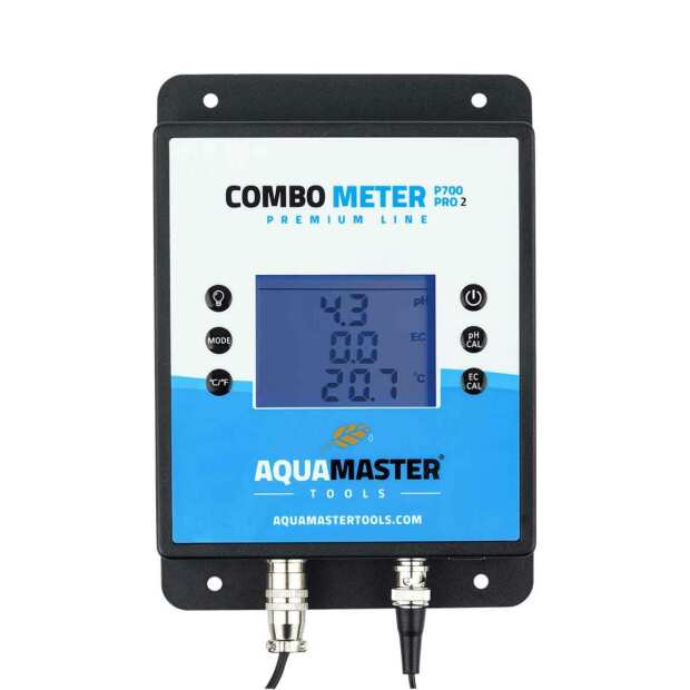Aqua Master Tools | pH, EC, TDS & PPM - Monitormessgerät | P700 Pro 2 (Combo)