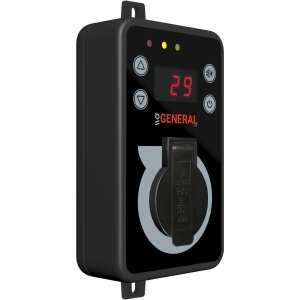 Digitales Thermostat, Wasserspritzschutz, mit 3 m...