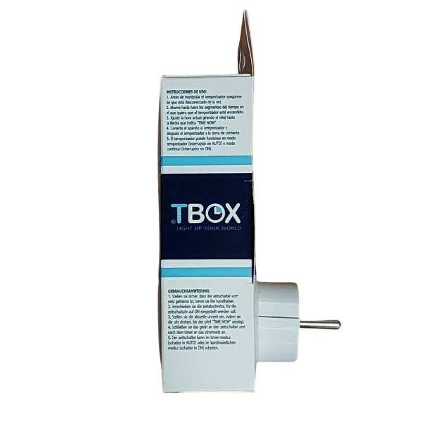 Tempobox TBOX 1M | mechanische Zeitschaltuhr | maximal 3500 Watt
