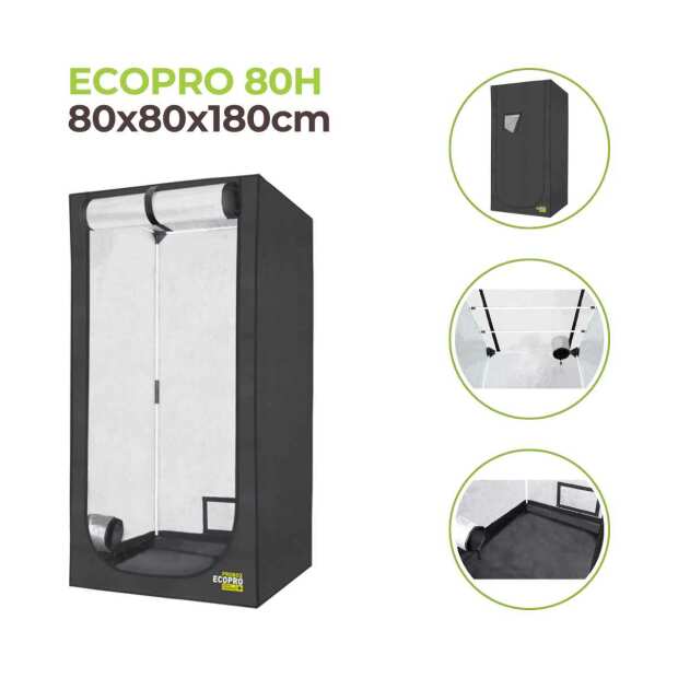 Growbox 80x80x180 cm | PROBOX ECOPRO 80H | Garden Highpro