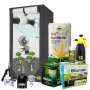 Growbox Komplettset Konfigurator für Anfänger auf Erde für 1 bis 9 Pflanzen. Mit LED Grow Lampe, Growbox, und Abluft Set.