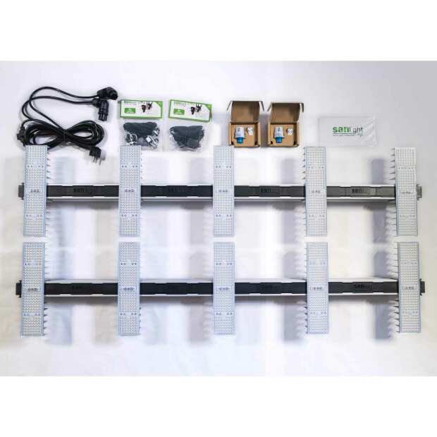 SANlight EVO LED Set 150 1.5 | Lampenaufhängung | Dimmer und Kabel | 680 Watt | 1830 µmol/s