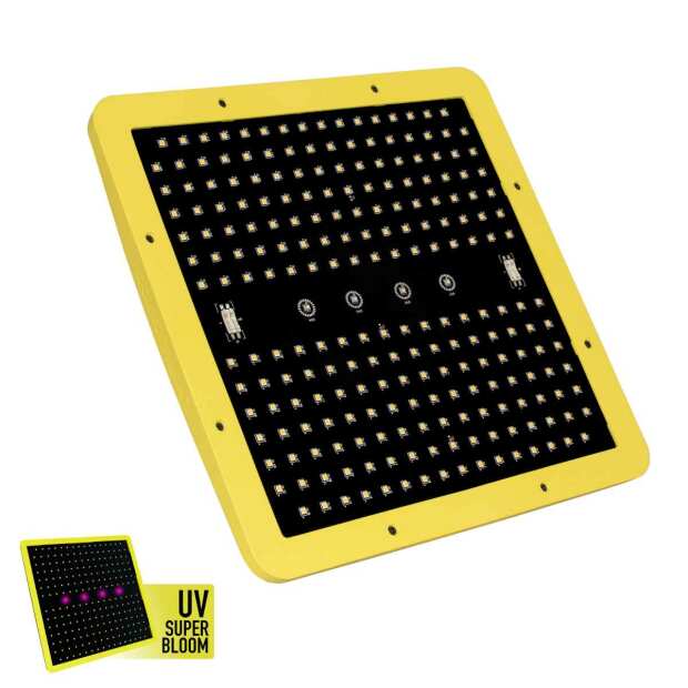 ledmaxpro uv super bloom 150 watt - led pflanzen lampe von garden highpro.