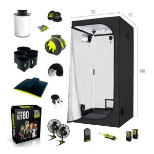 growbox komplettset 80x80x180cm garden highpro
