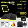 Growbox Set 80H | 80x80x180 cm | LED mit 150 Watt | Garden Highpro