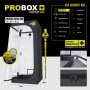 Growbox Set 80H | 80x80x180 cm | LED mit 150 Watt | Garden Highpro
