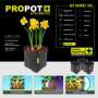Growbox Set 120L | 120x60x180 cm | zwei LEDs | 300 Watt | Garden Highpro