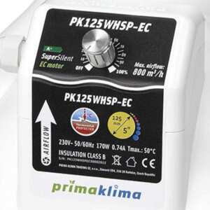 Prima Klima PK125WHSP-EC | 800m³h | Ø125mm
