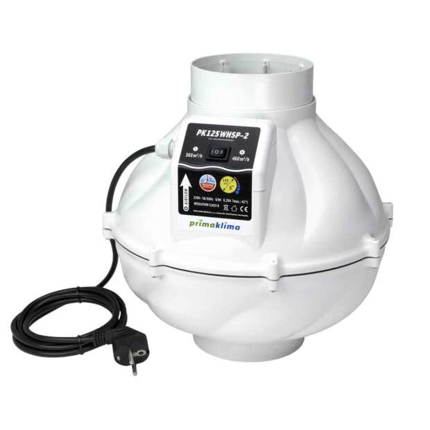 Prima Klima PK125WHSP-2 | 460 und 360 m³h | Ø125mm