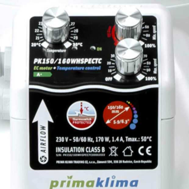 Prima Klima PK150/160WHSP-ECTC | 1400m³/h | Ø150/160mm