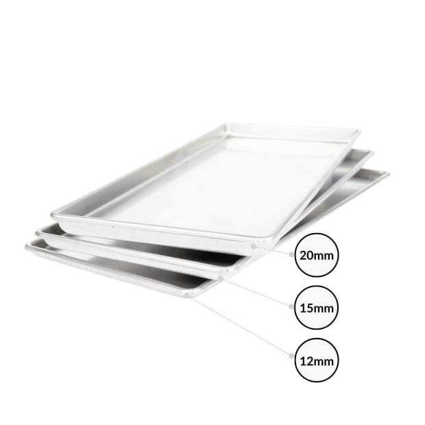 Tablett Sets für Xiros Mikro | 12-15-20mm Rand | Edelstahl | Holland Green Science
