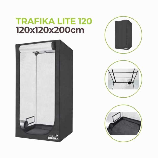 Growzelt 120x120x200cm | Trafika Lite 120