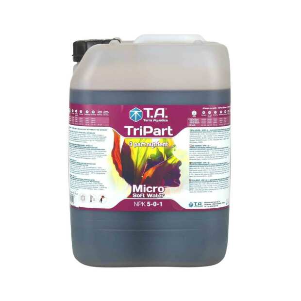 TriPart Micro | Spurenelemente & Mineralstoffe (weiches Wasser) |10L | Terra Aquatica