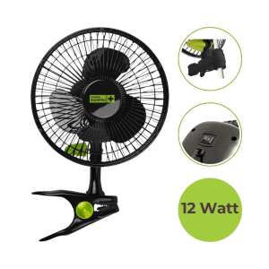 Clip Ventilator 12W | Ø20cm mit Stangenclip |...