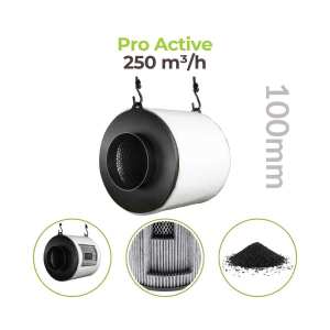 ProActiv &Oslash;100mm | 250 m&sup3;/h | Aktivkohle...